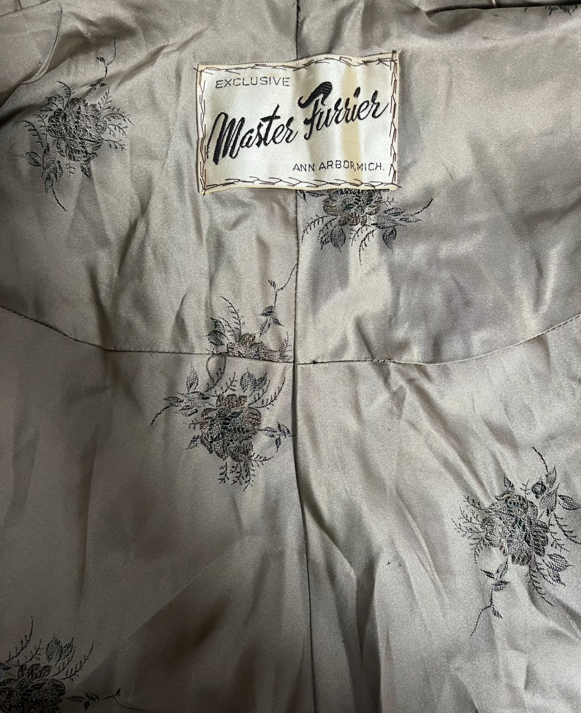 50s chestnut brown stole | one size
