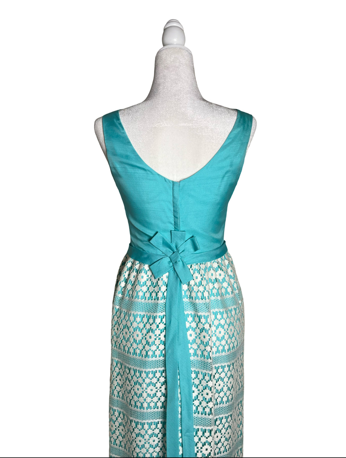 60s | tiffany blue gown| XS-S