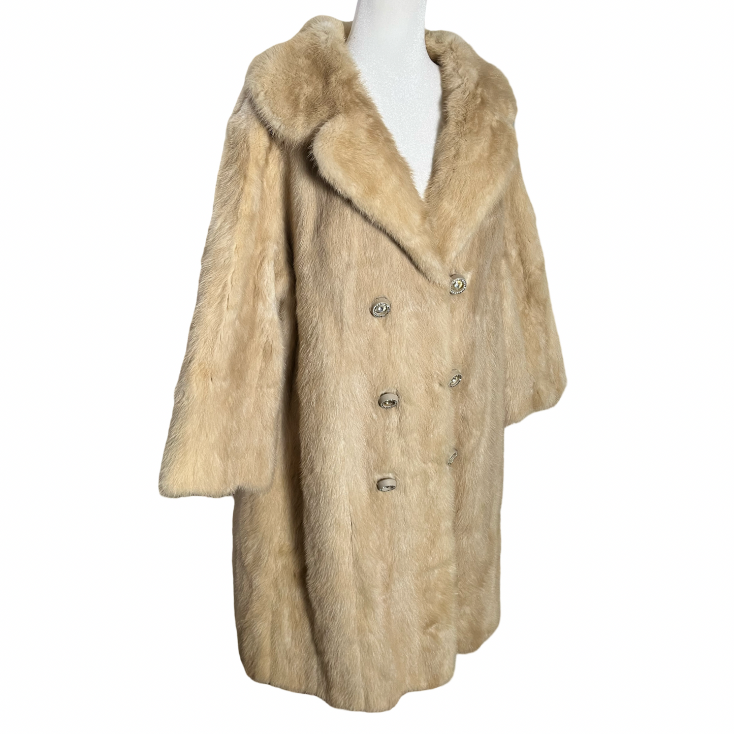 50s marilyn blonde mink | size S-M