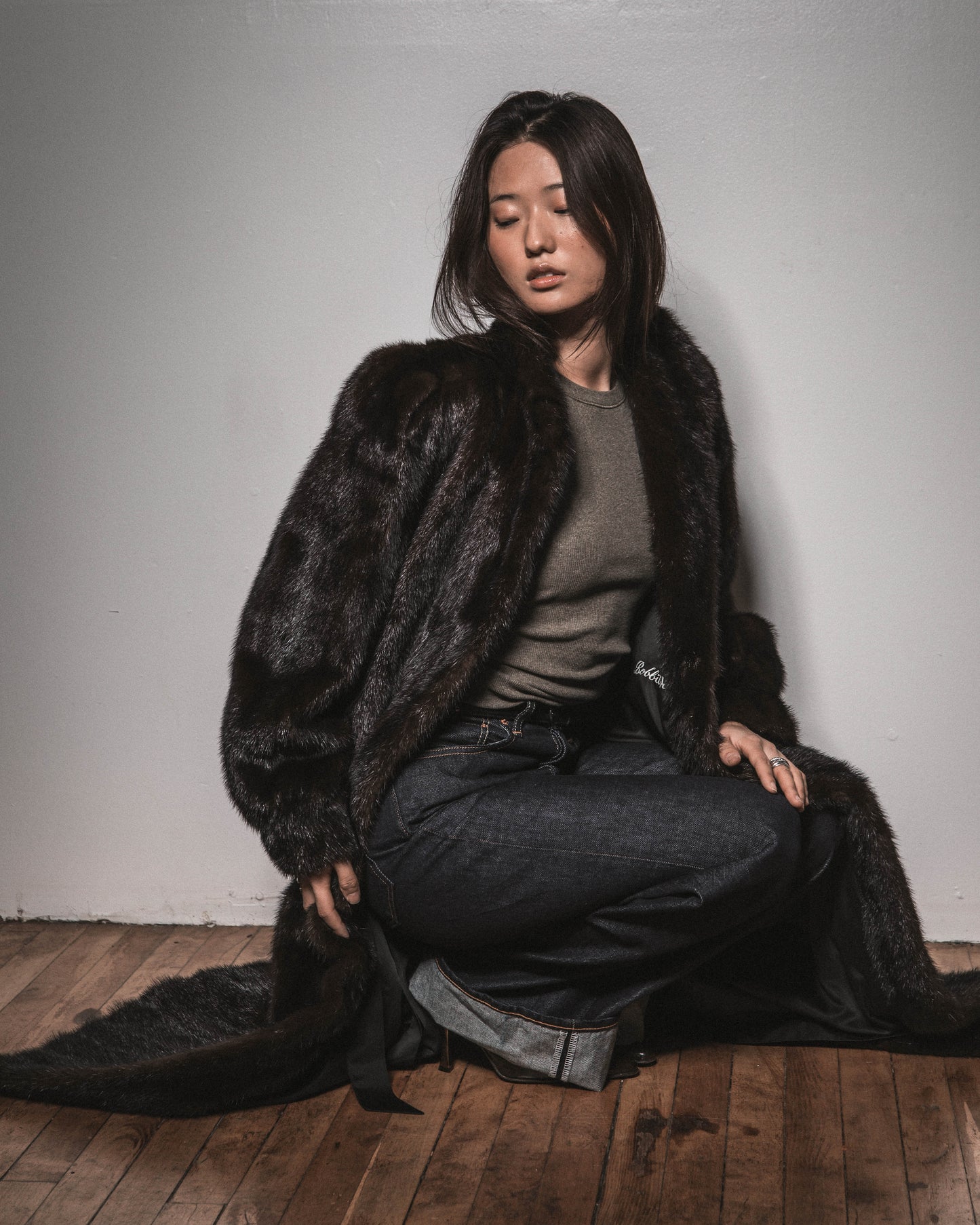 siberian heirloom| floor length mink | size S