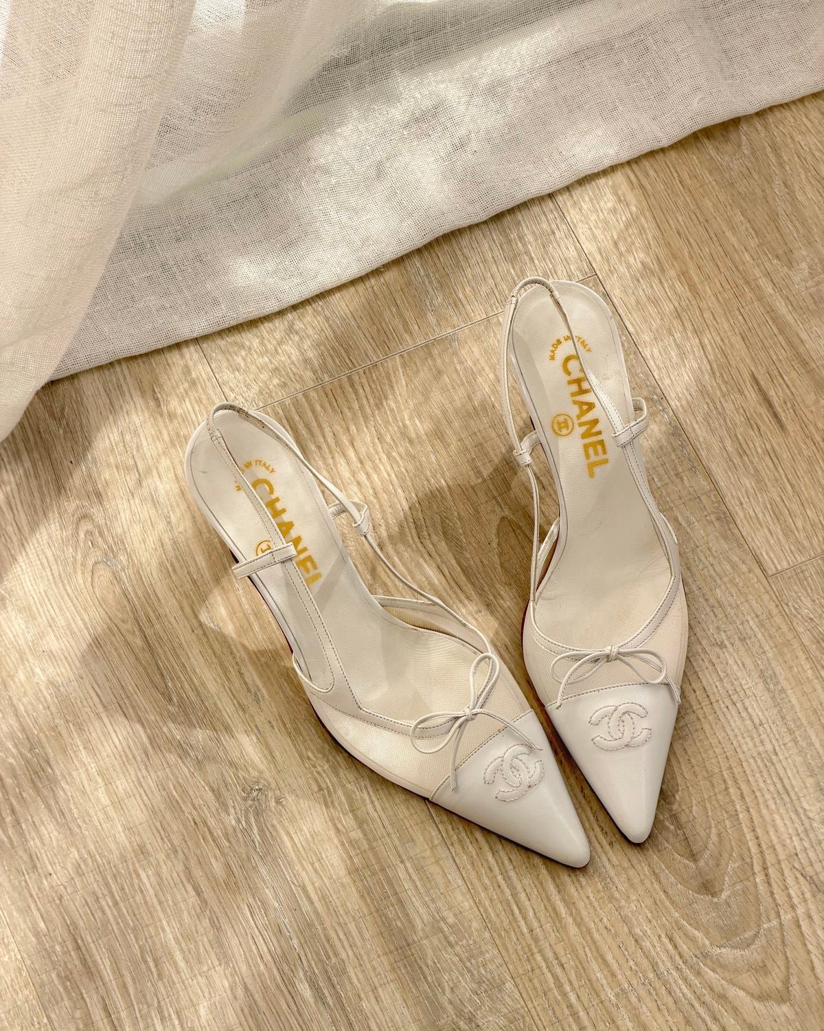 For Sam | custom Chanel slingbacks