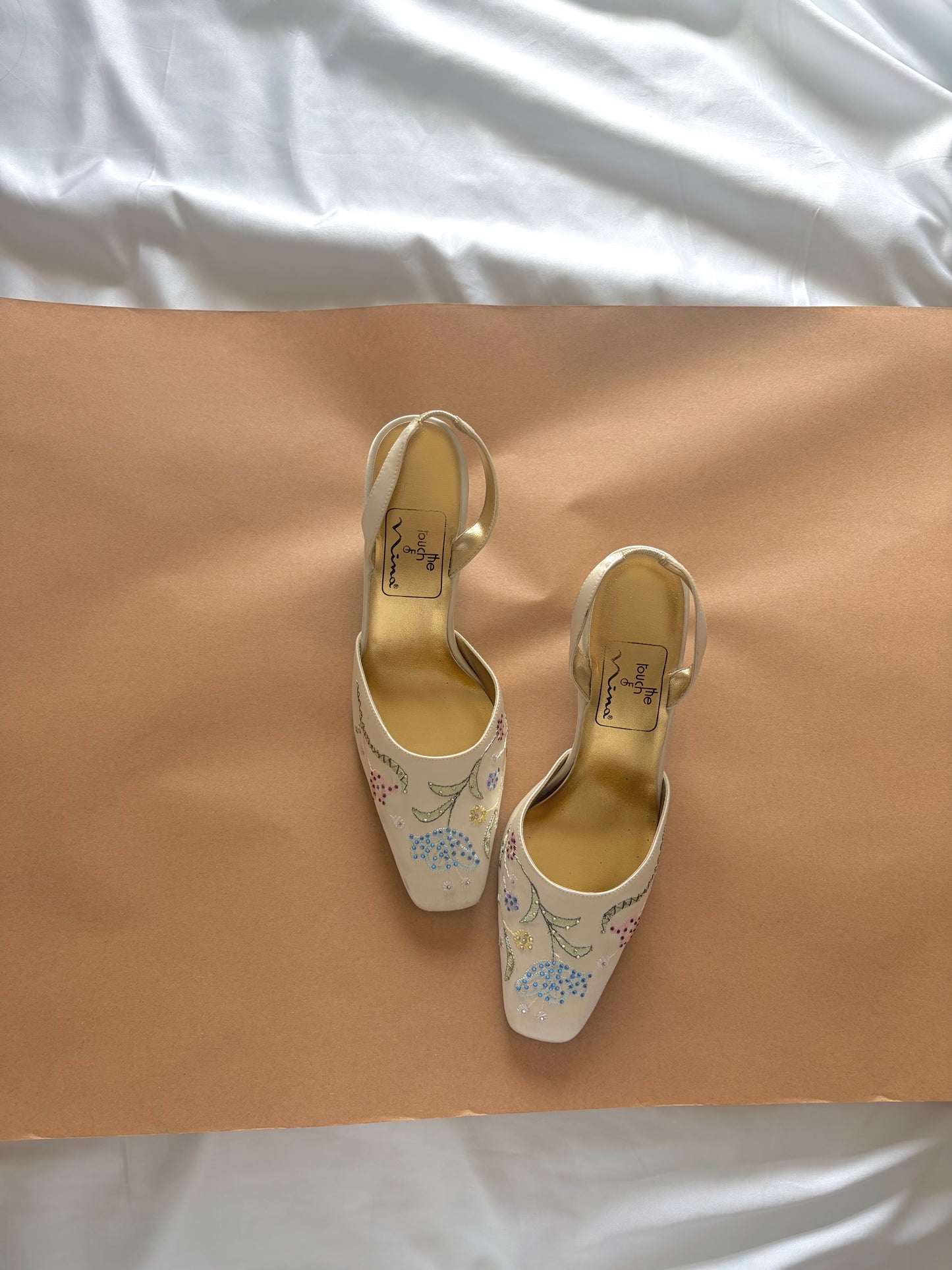 the caroline | custom bridal heel