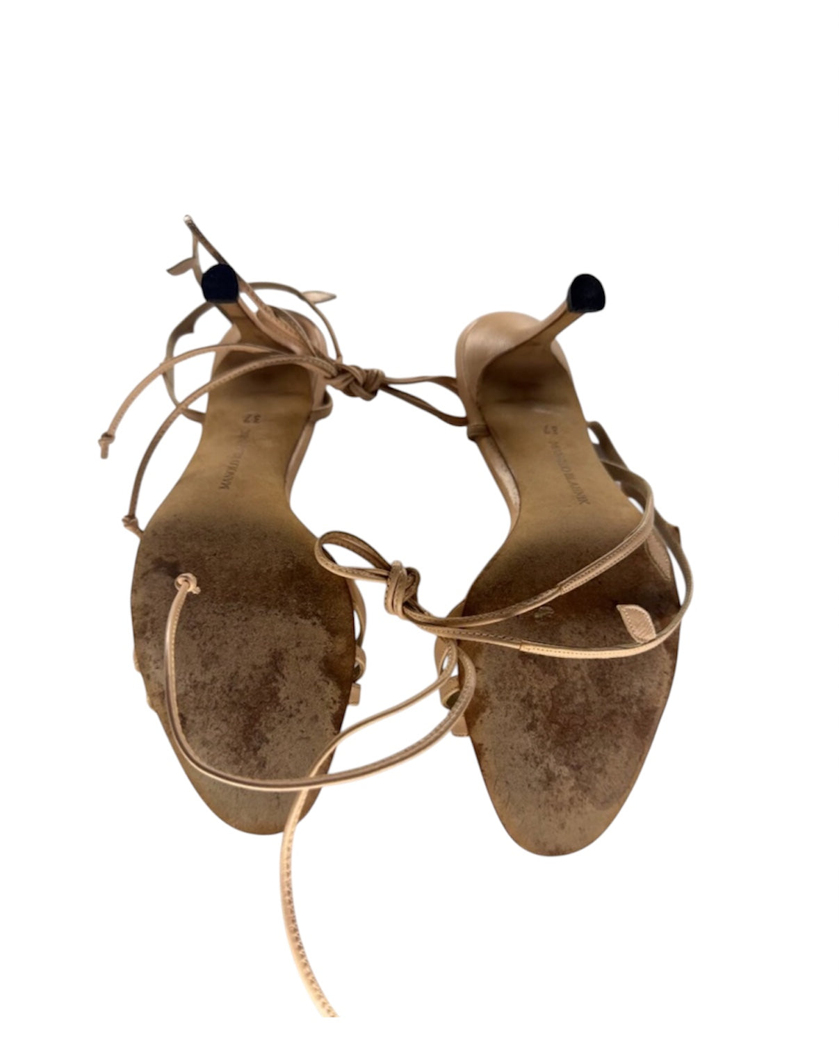 For Kristen | strappy vine Manolo Blahnik heels