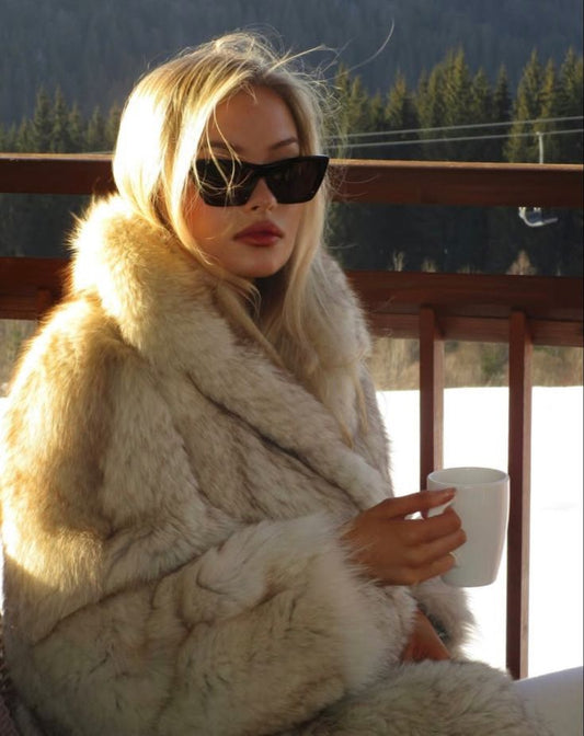 the Danielle| custom | white fox fur| XS-S