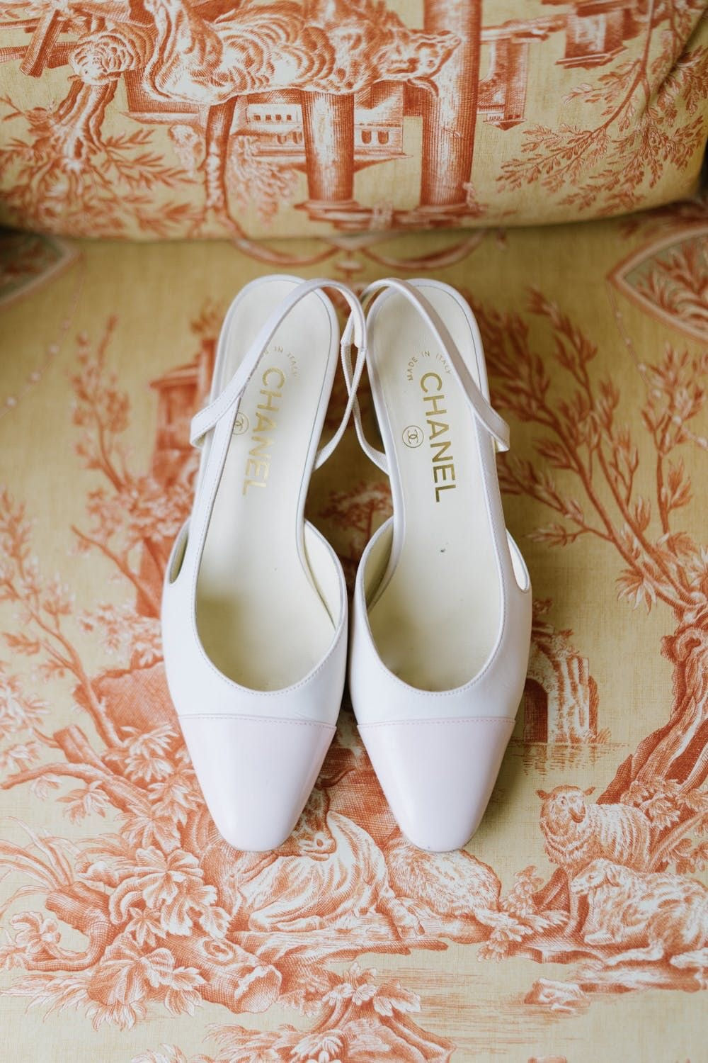 For Sam | custom Chanel slingbacks