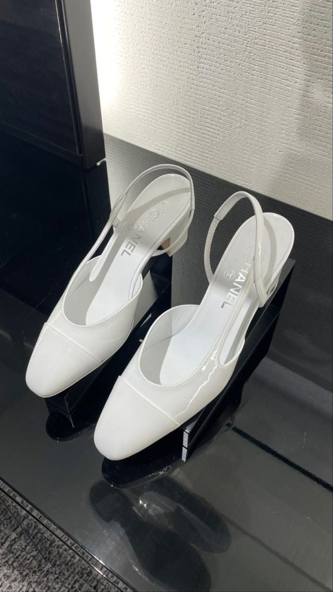 For Sam | custom Chanel slingbacks