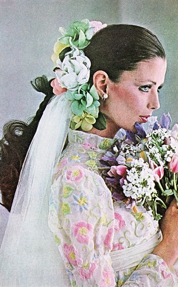 70s | flower child gown | S-M
