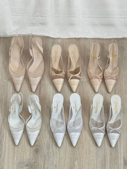 For Sam | custom Chanel slingbacks