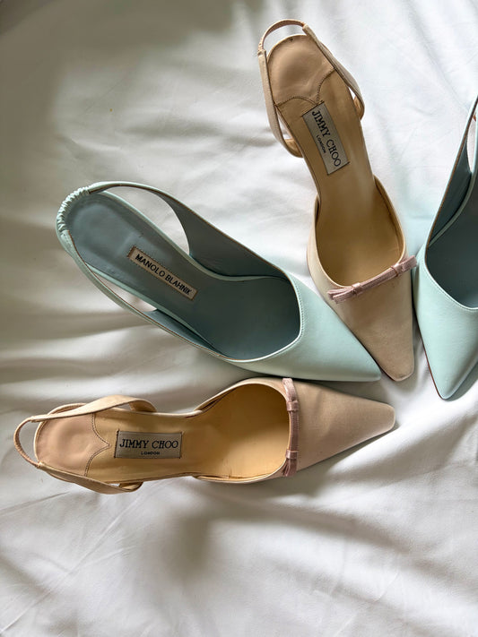 for Kristen : custom designer heel duo