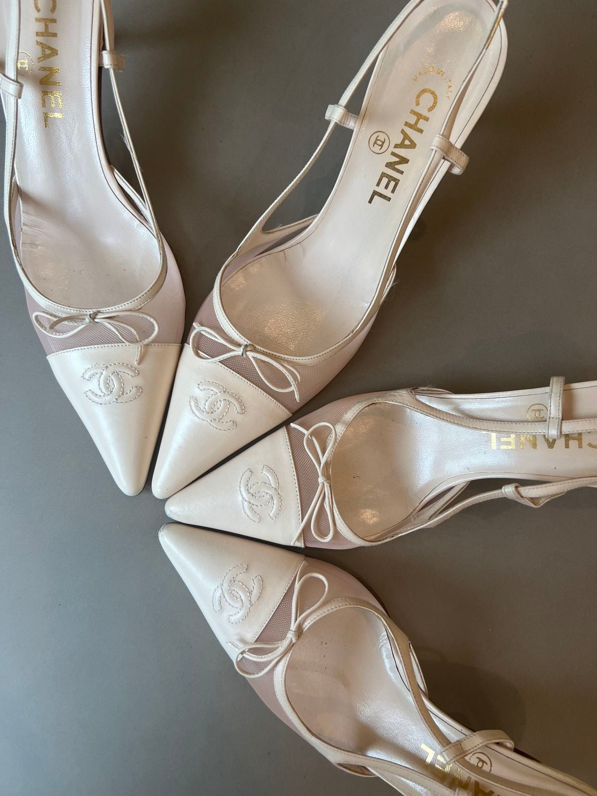 For Sam | custom Chanel slingbacks