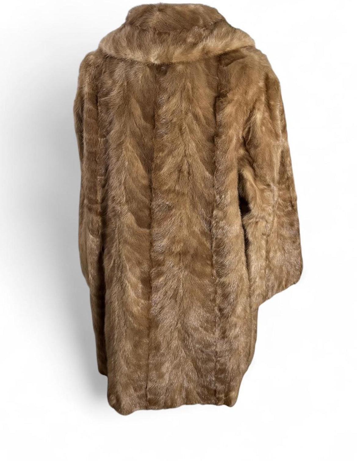 old hollywood mink coat & matching hat | size S