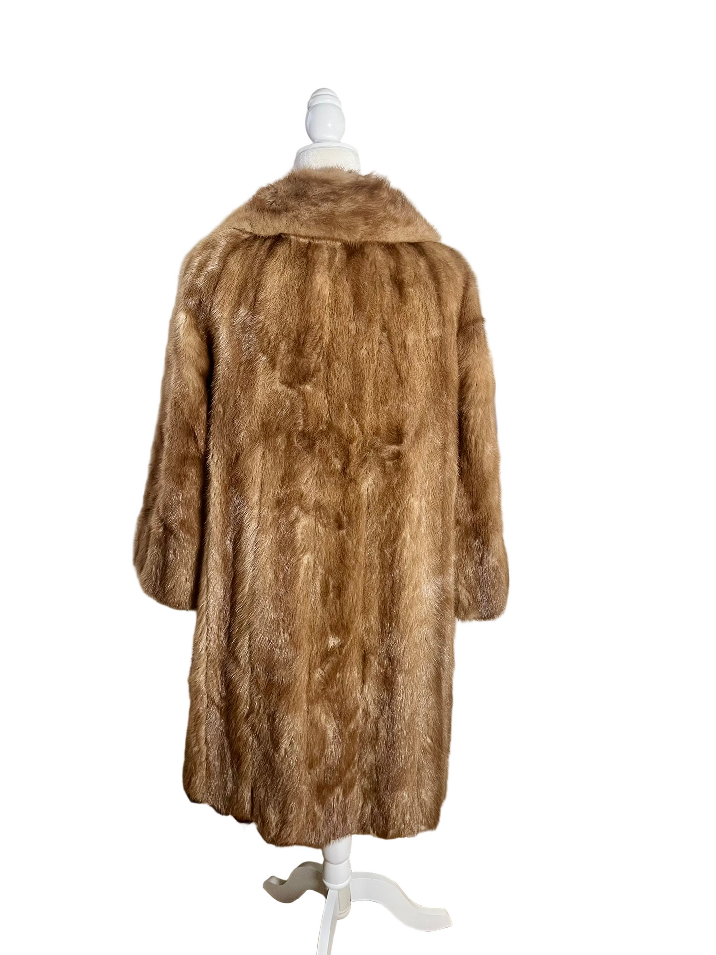 valley of the dolls| 60s mink swing coat | size M
