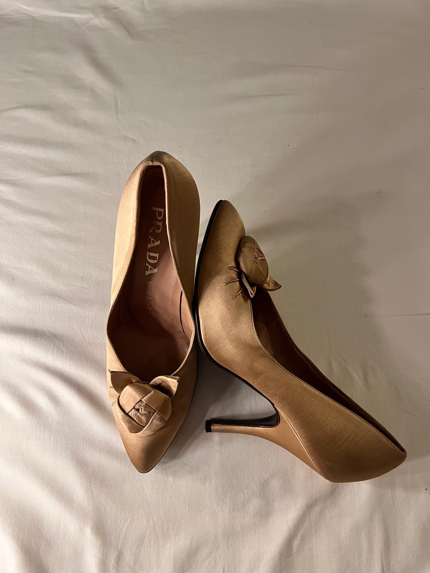 Prada| iced latte heel| US 8.5