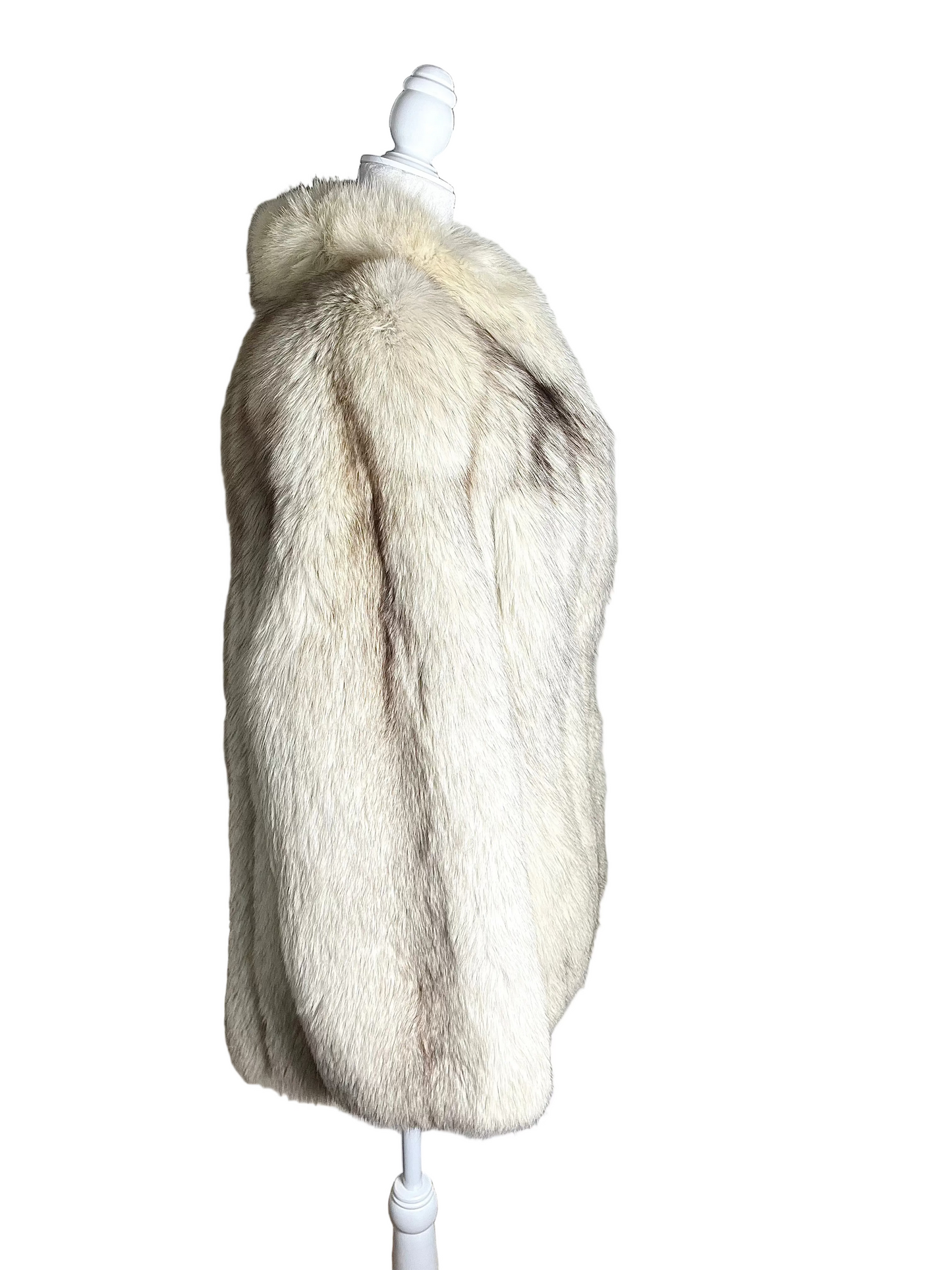 white lines| 80s SAGA fur | size M