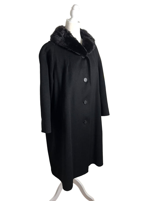 cafe society| 60s swing coat | size S