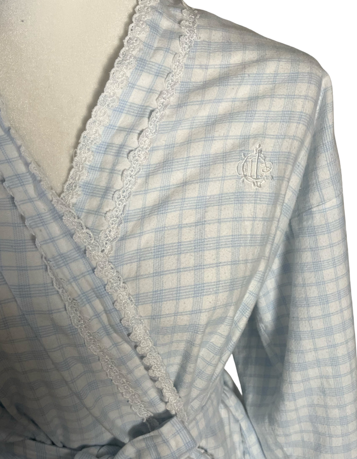 80s Christian Dior| something blue robe | S-M