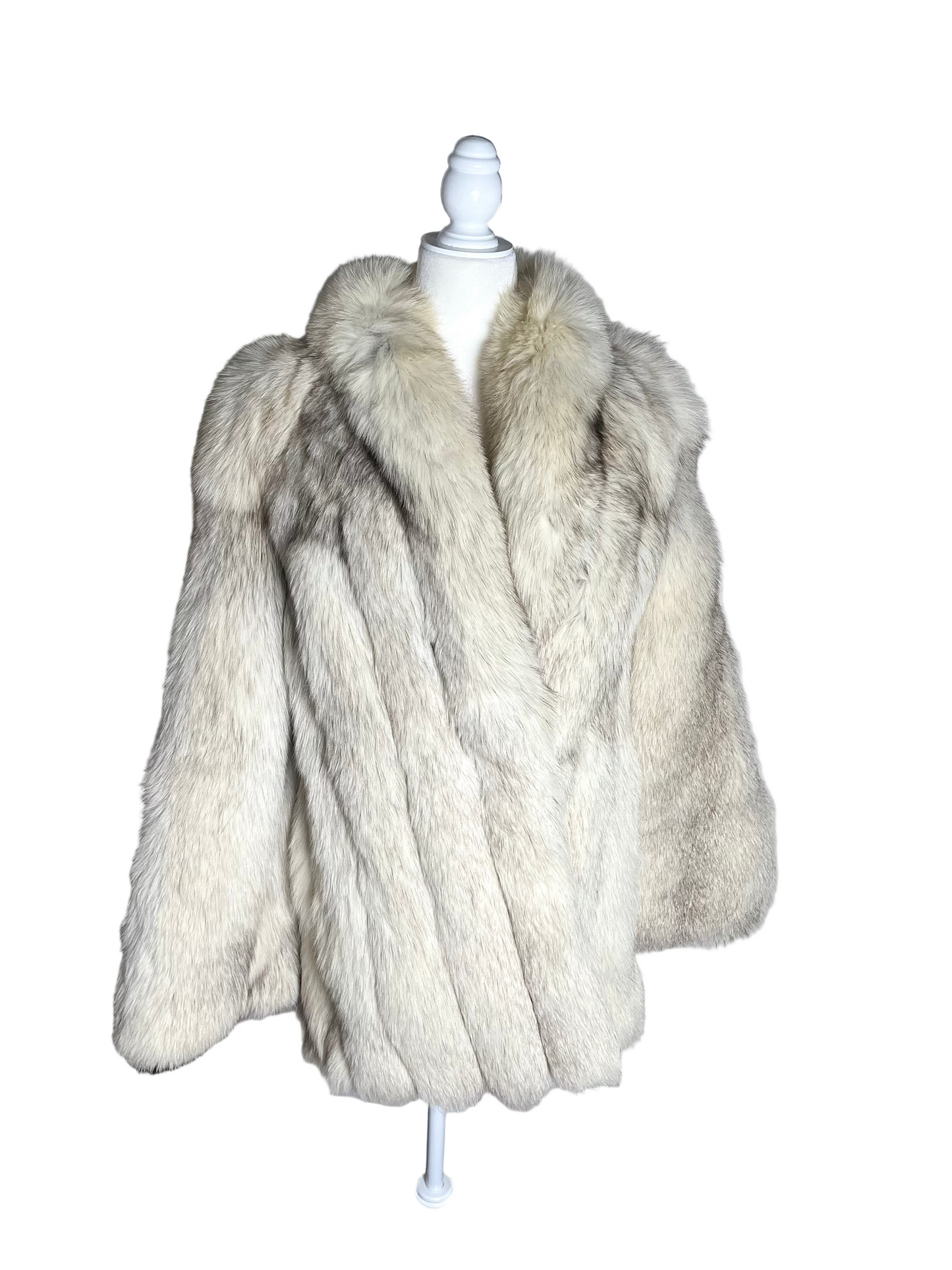 white lines| 80s SAGA fur | size M