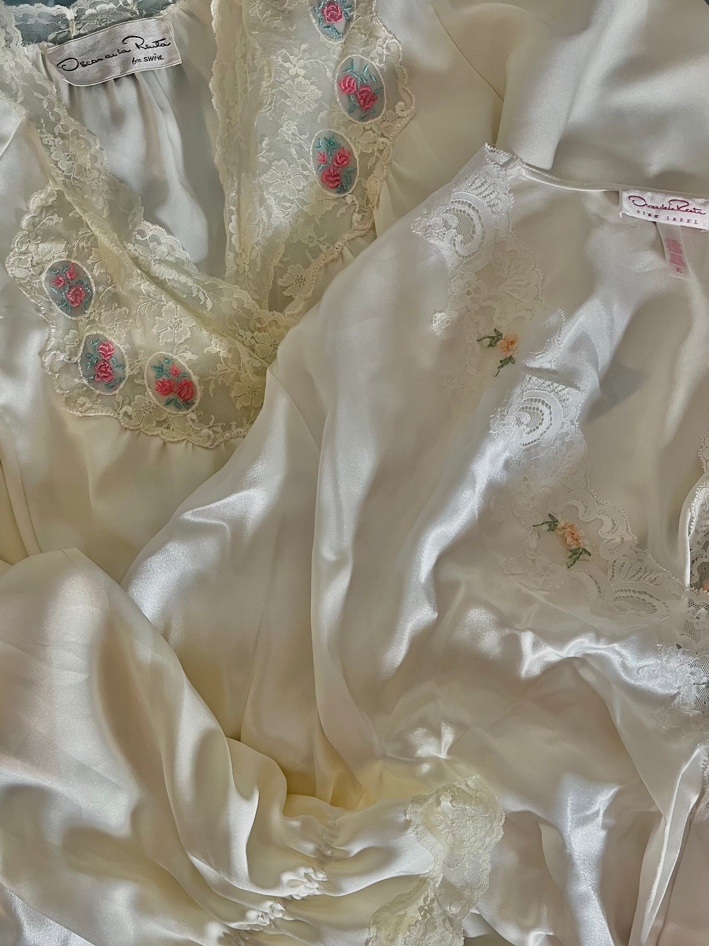 80s Oscar de la Renta | the powdered rose | L-XL