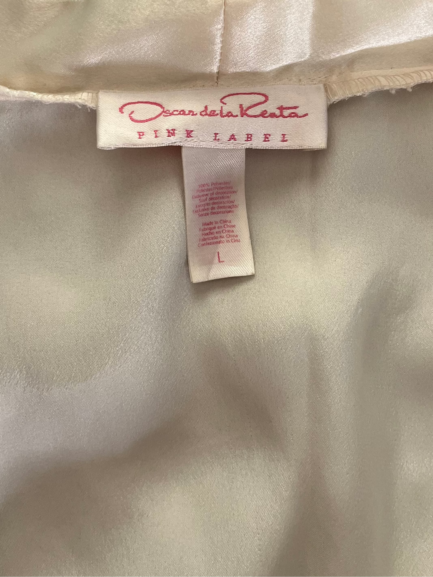 00s Oscar de la Renta |  breakfast in bed robe | M-L
