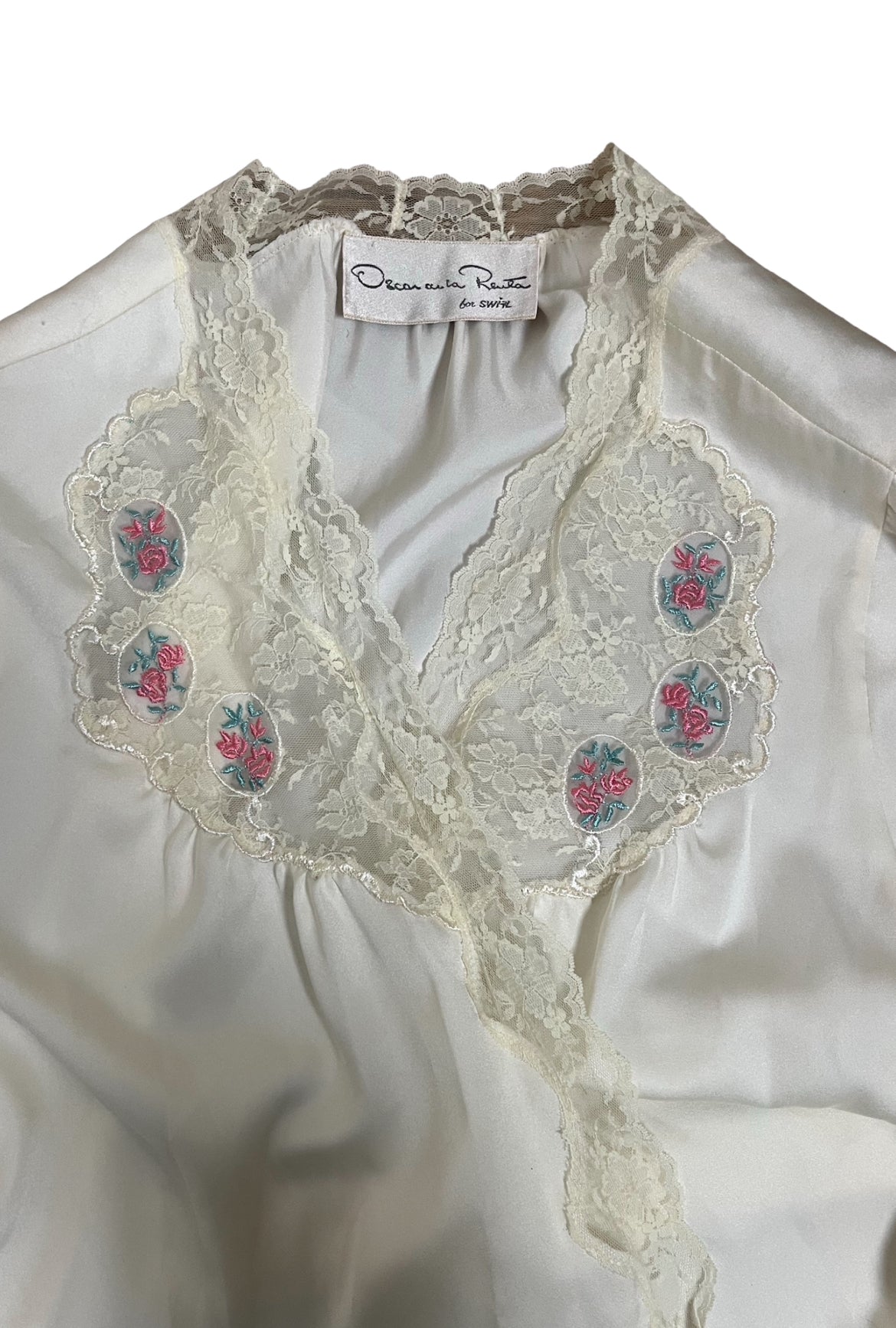 80s Oscar de la Renta | the powdered rose | L-XL