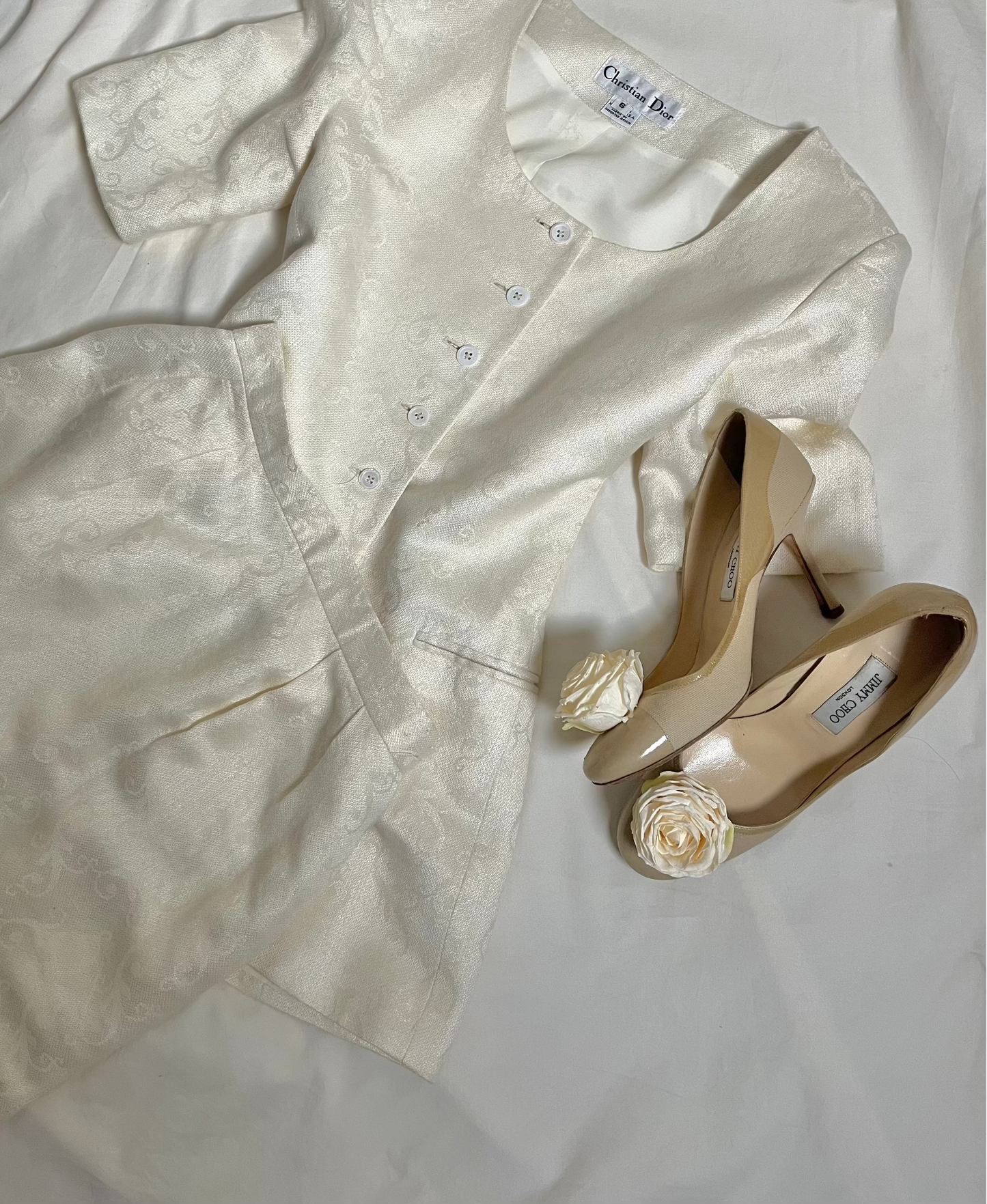 90s Christian Dior | classic skirt set | S-M