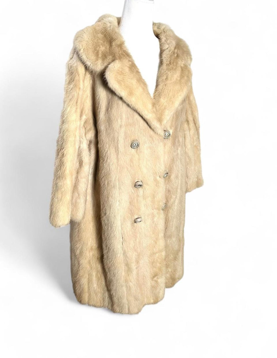 50s marilyn blonde mink | size S-M