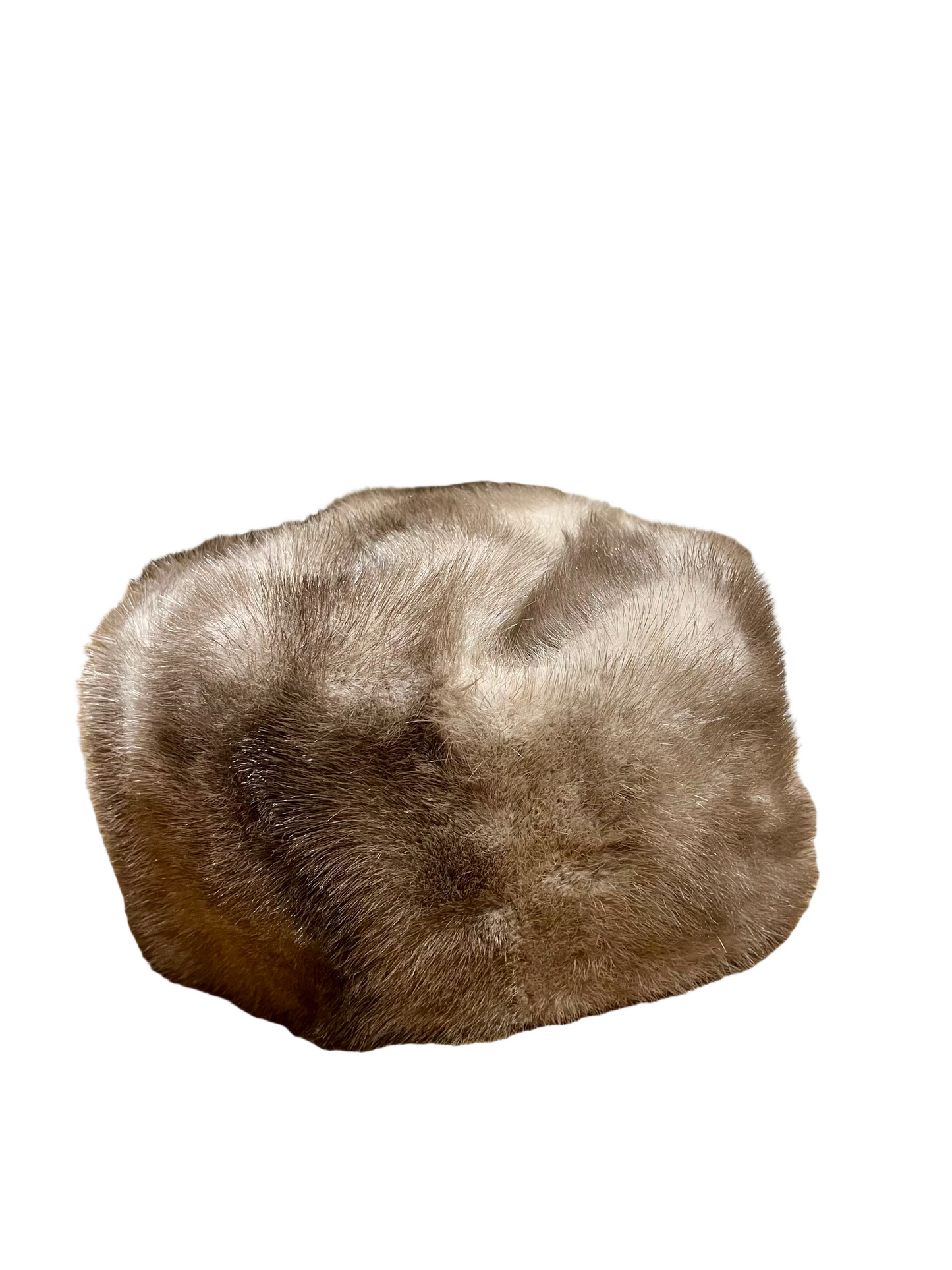 mink pillbox hat | made in Russia | size S