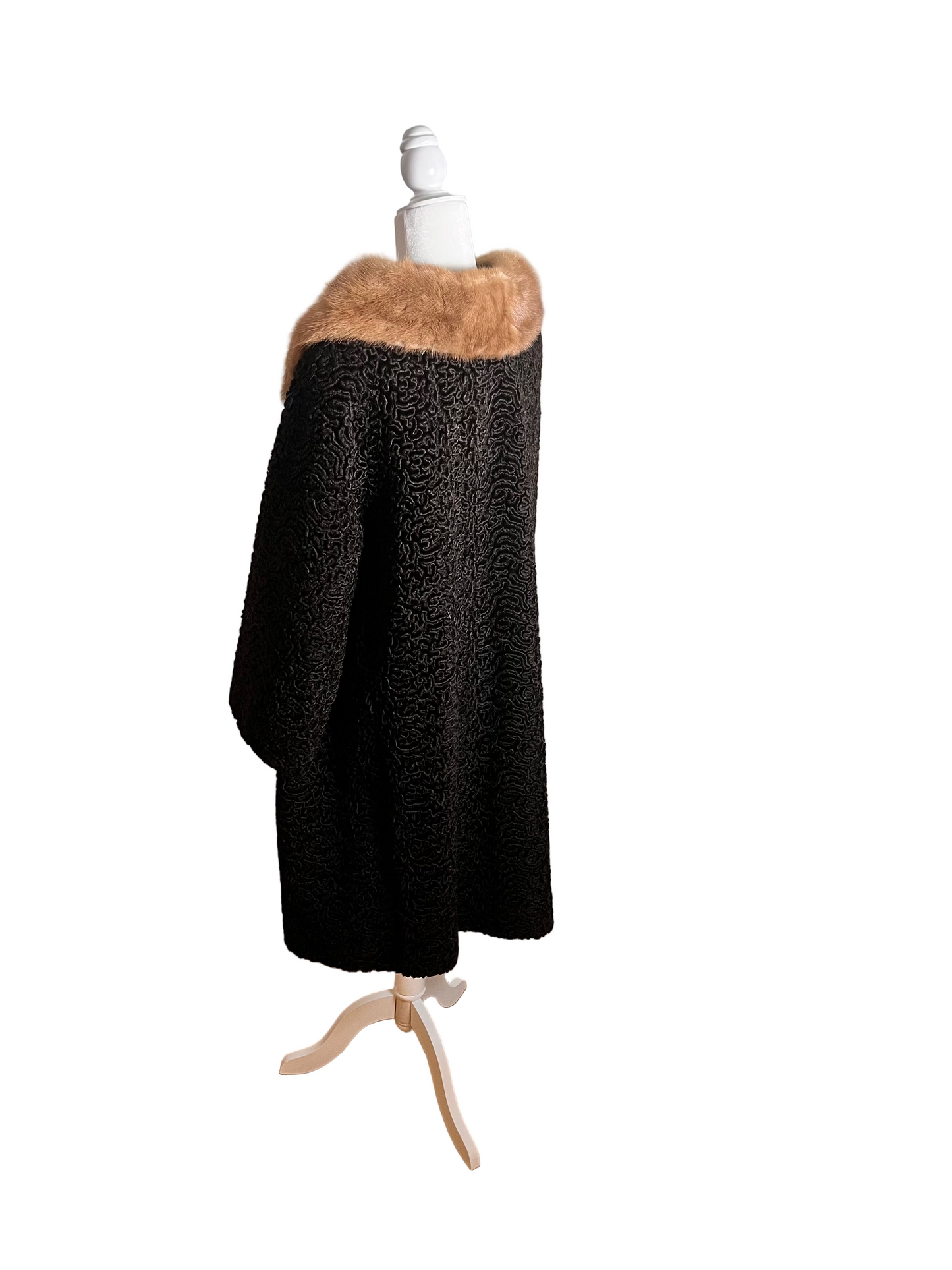 60s french luxury swing coat | size L-XXL