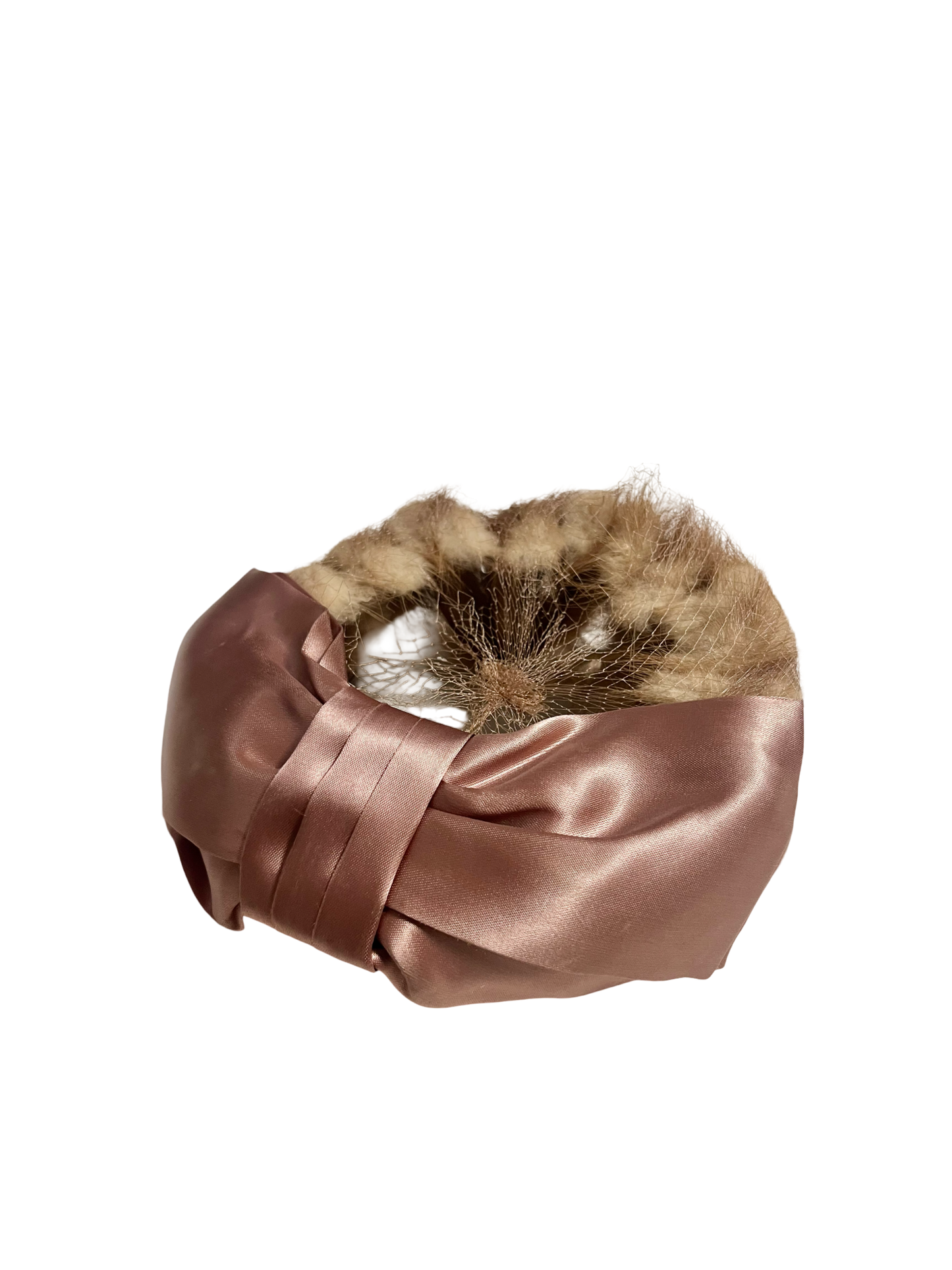 60s avant-garde pillbox hat | one size