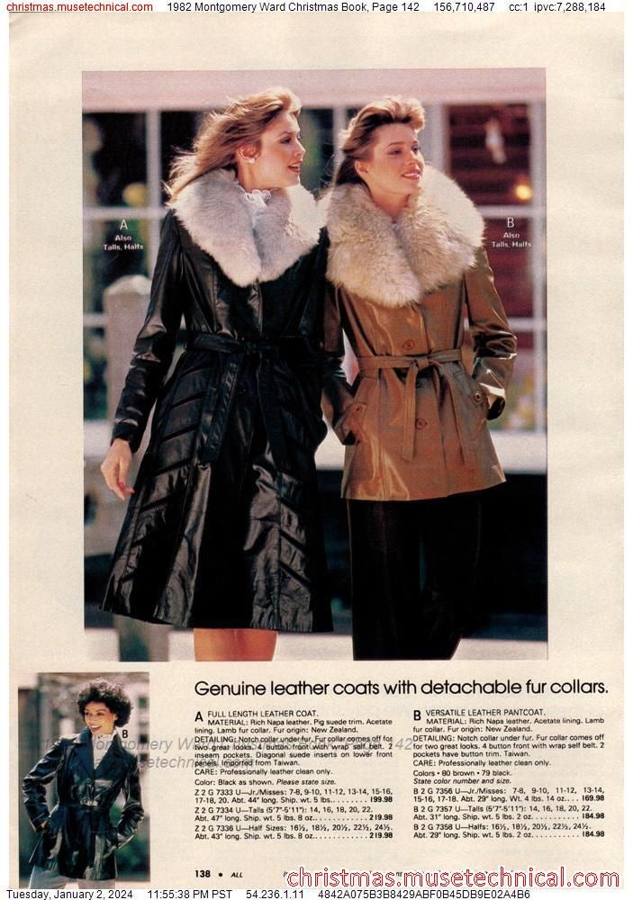 70s leather coat with fox fur collar | size S