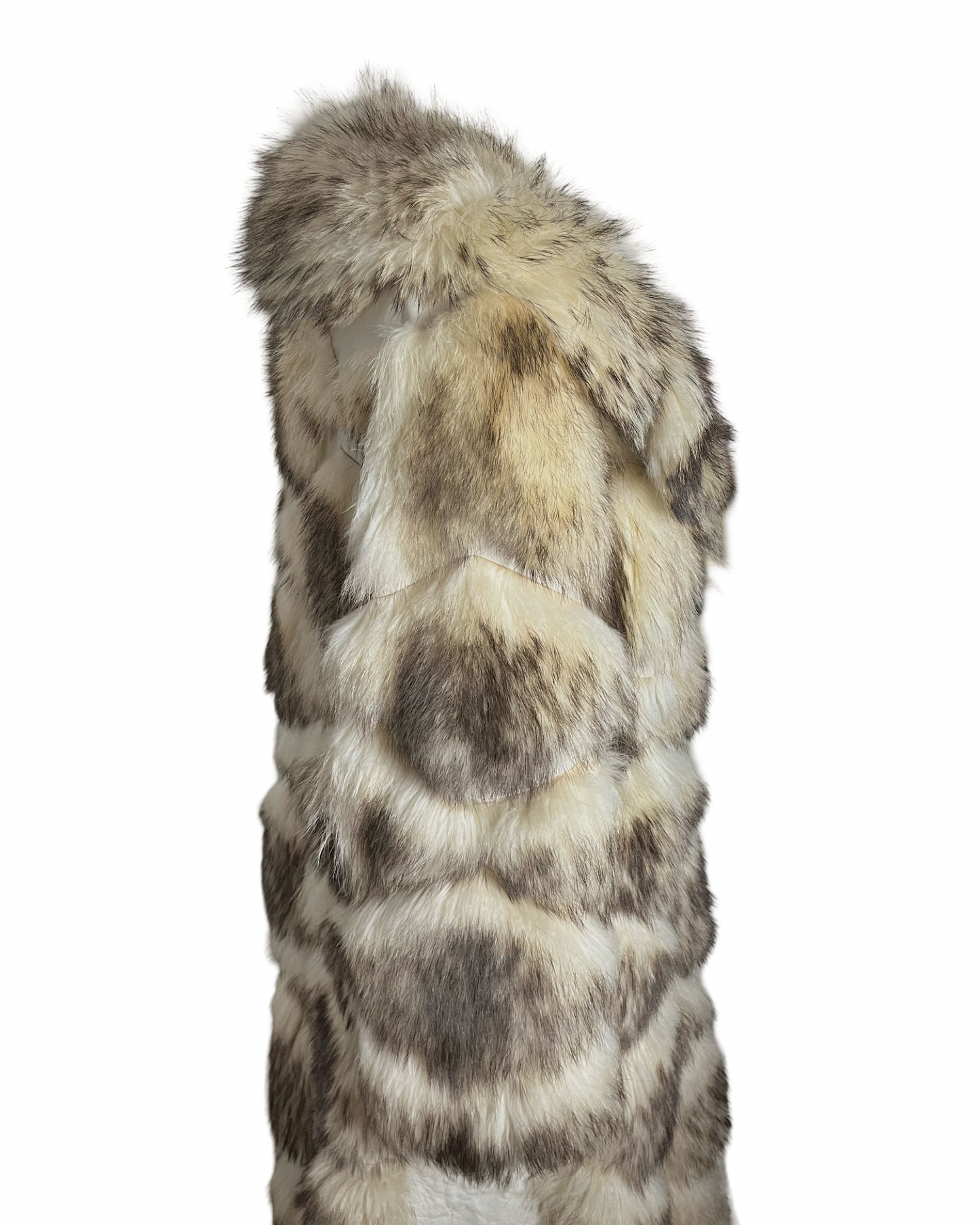 70s sharon tate fur | size S