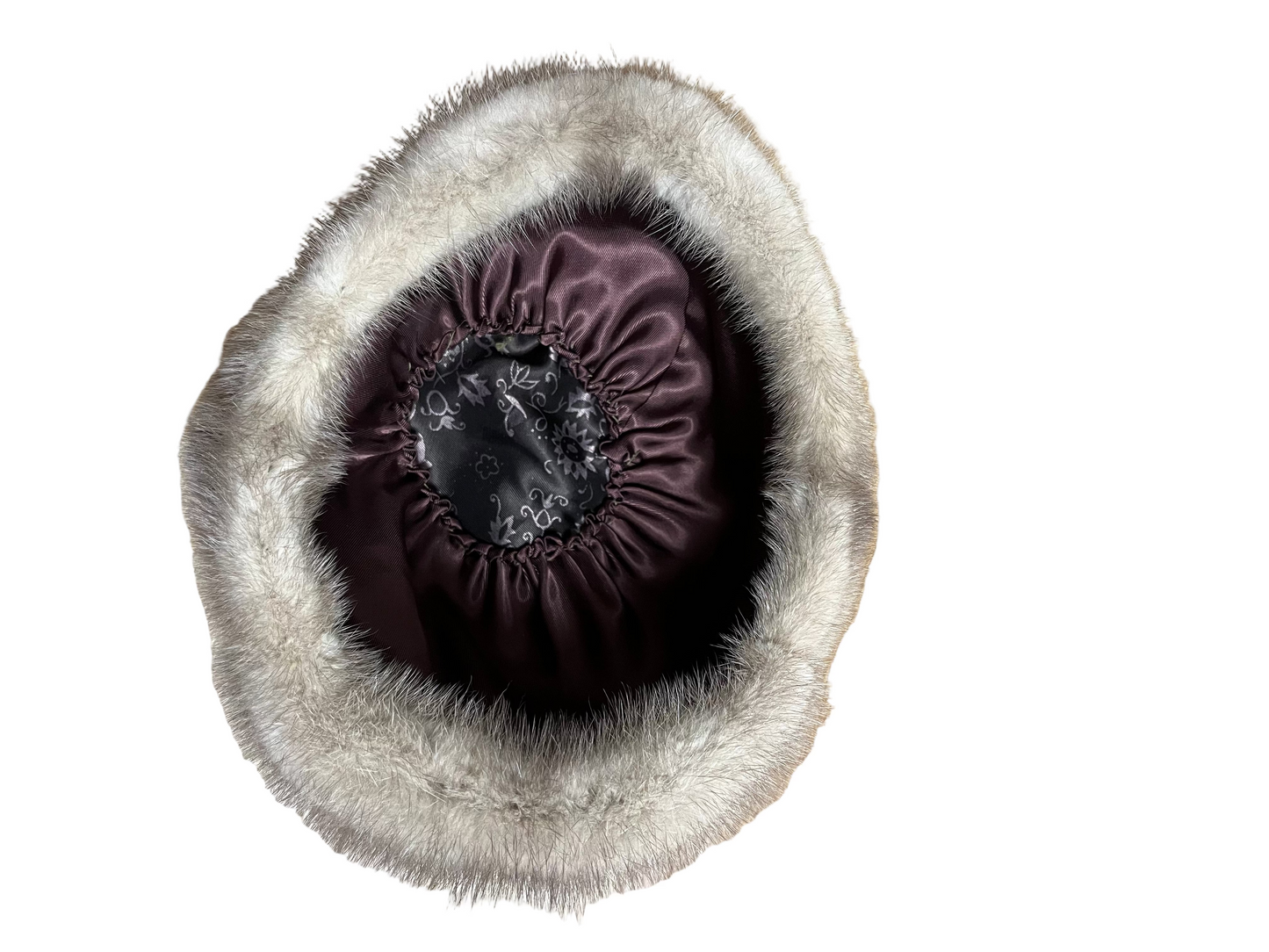 mink pillbox hat | made in Russia | size S