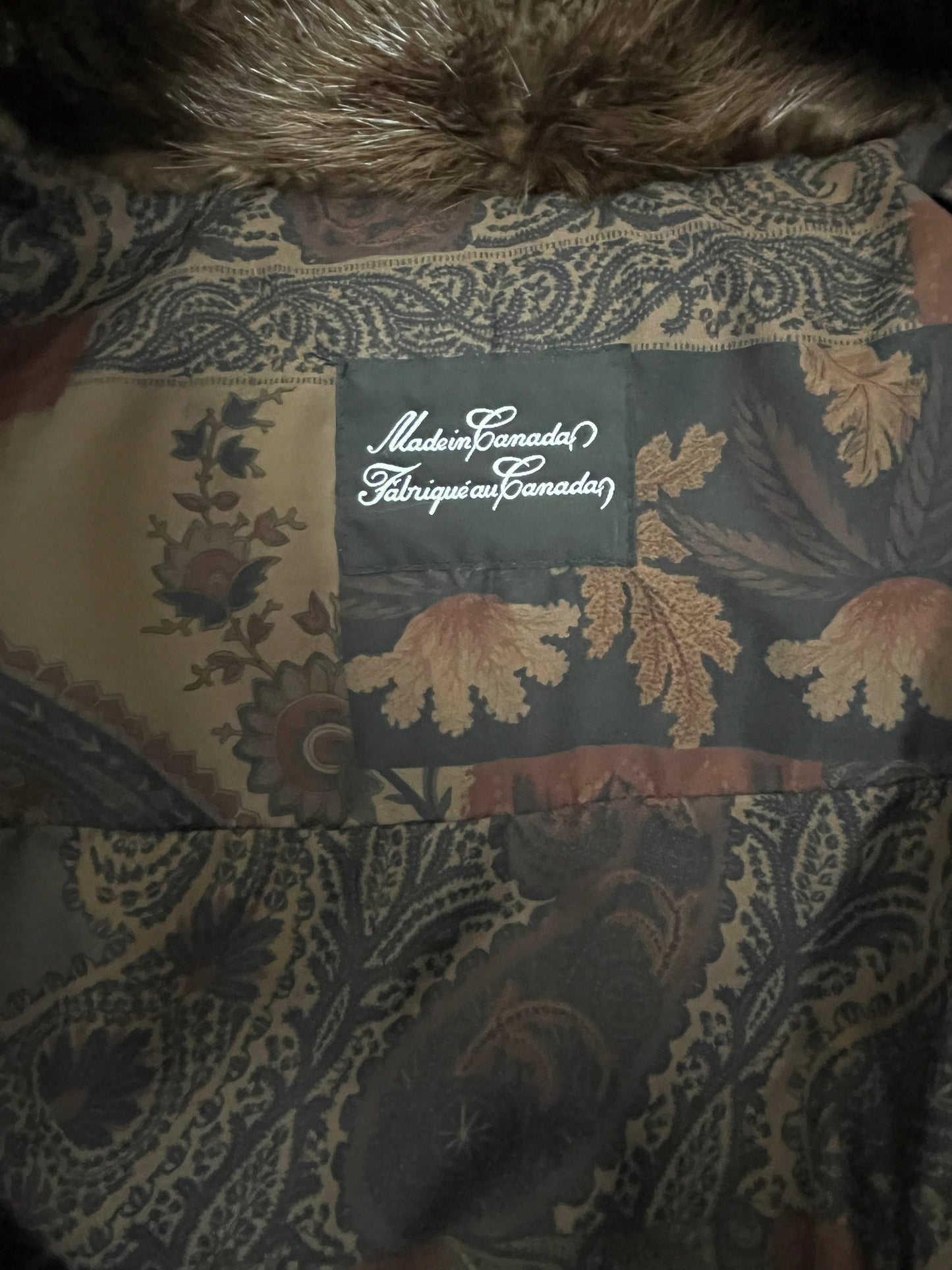 80s Canadian heirloom fur| size M