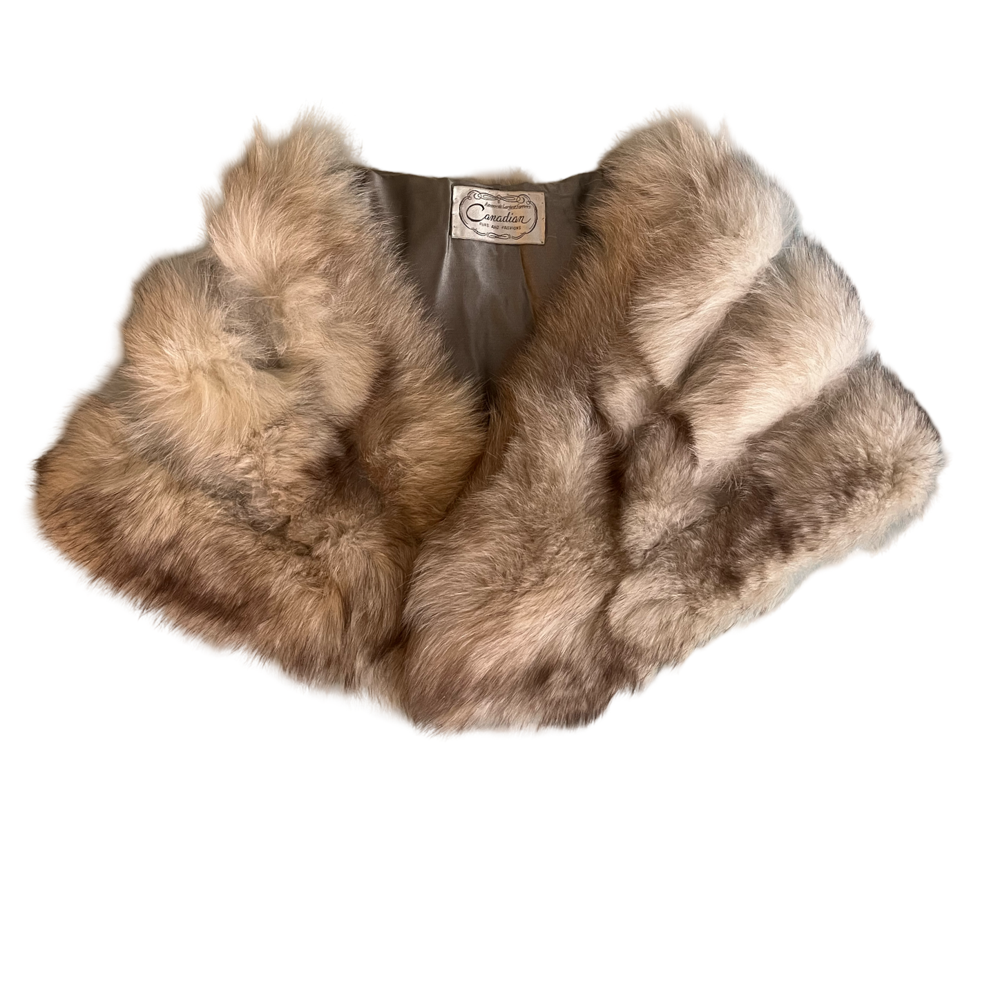 canadian fox fur stole | size S-M