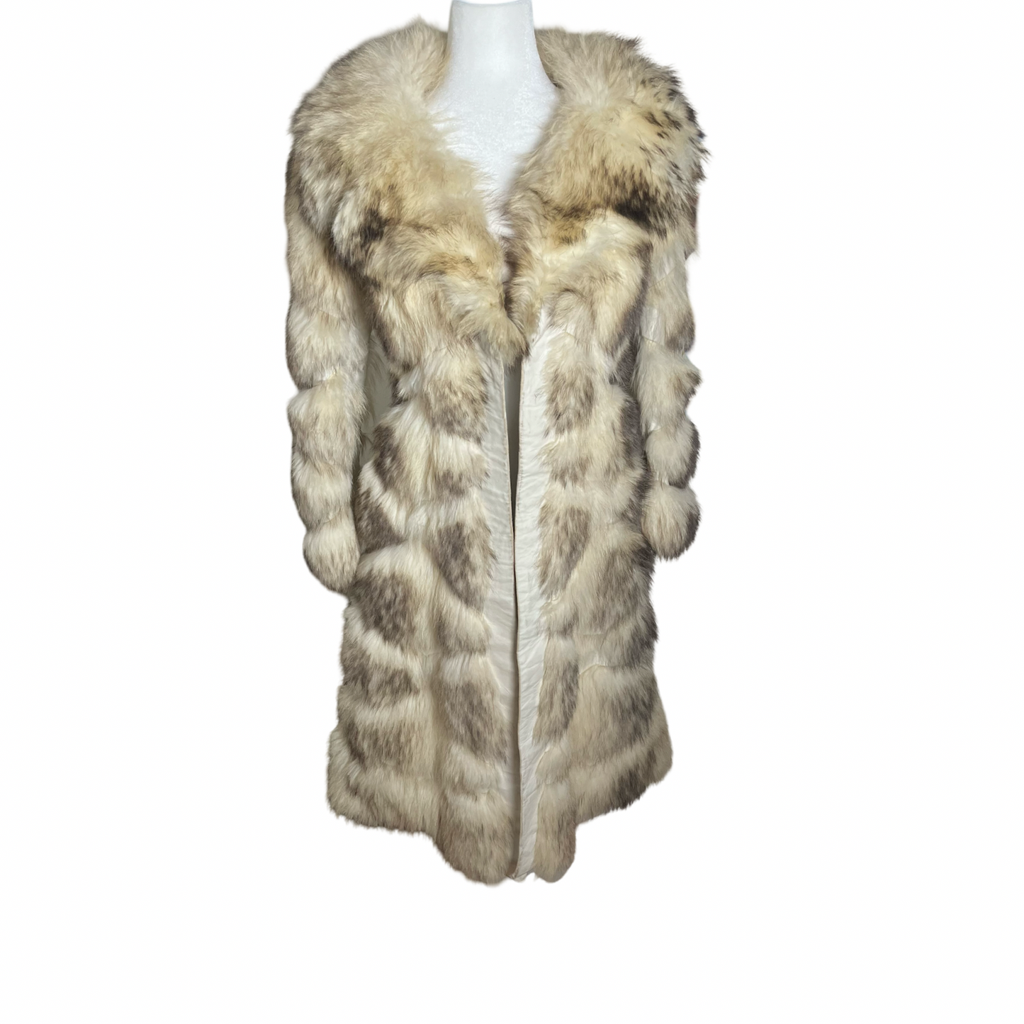 70s sharon tate fur | size S
