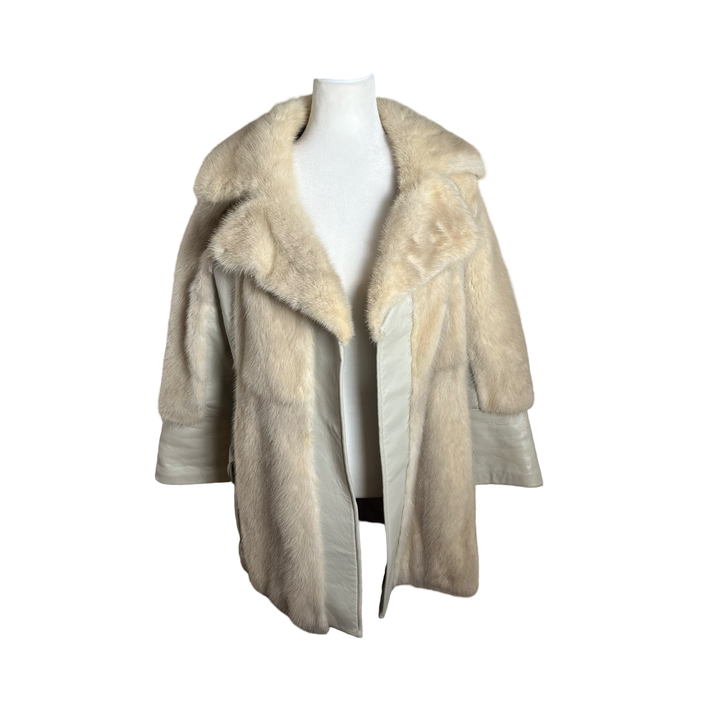 farrah fawcett| 70s blonde mink coat | size S-M