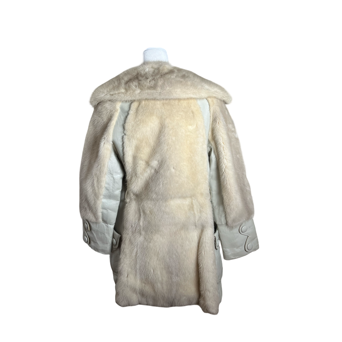 farrah fawcett| 70s blonde mink coat | size S-M