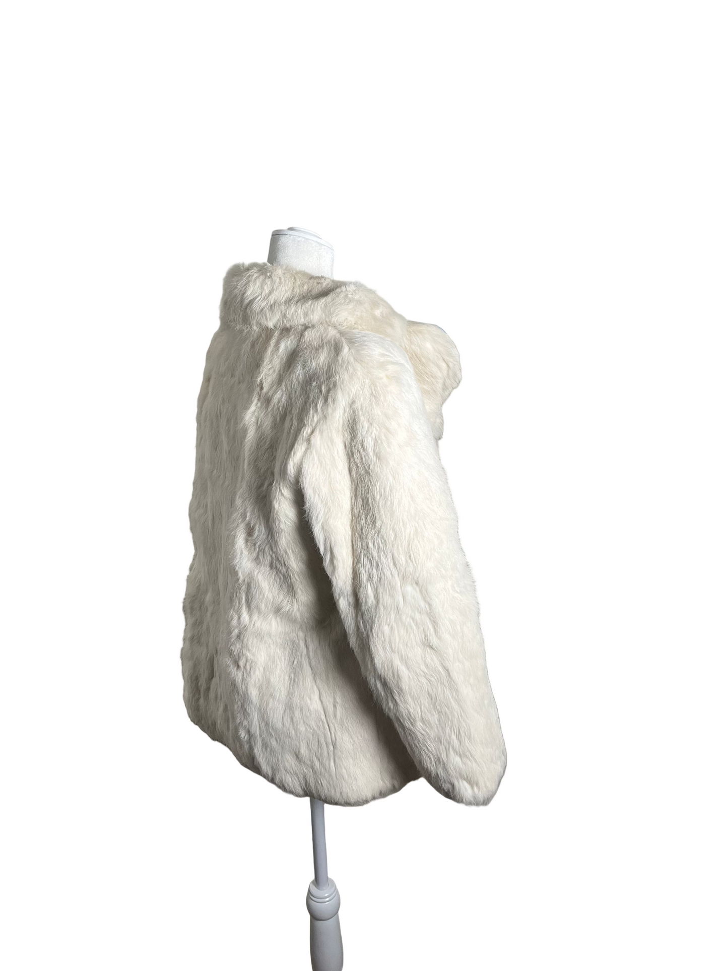snowfall ski apres| 70s fur | size M