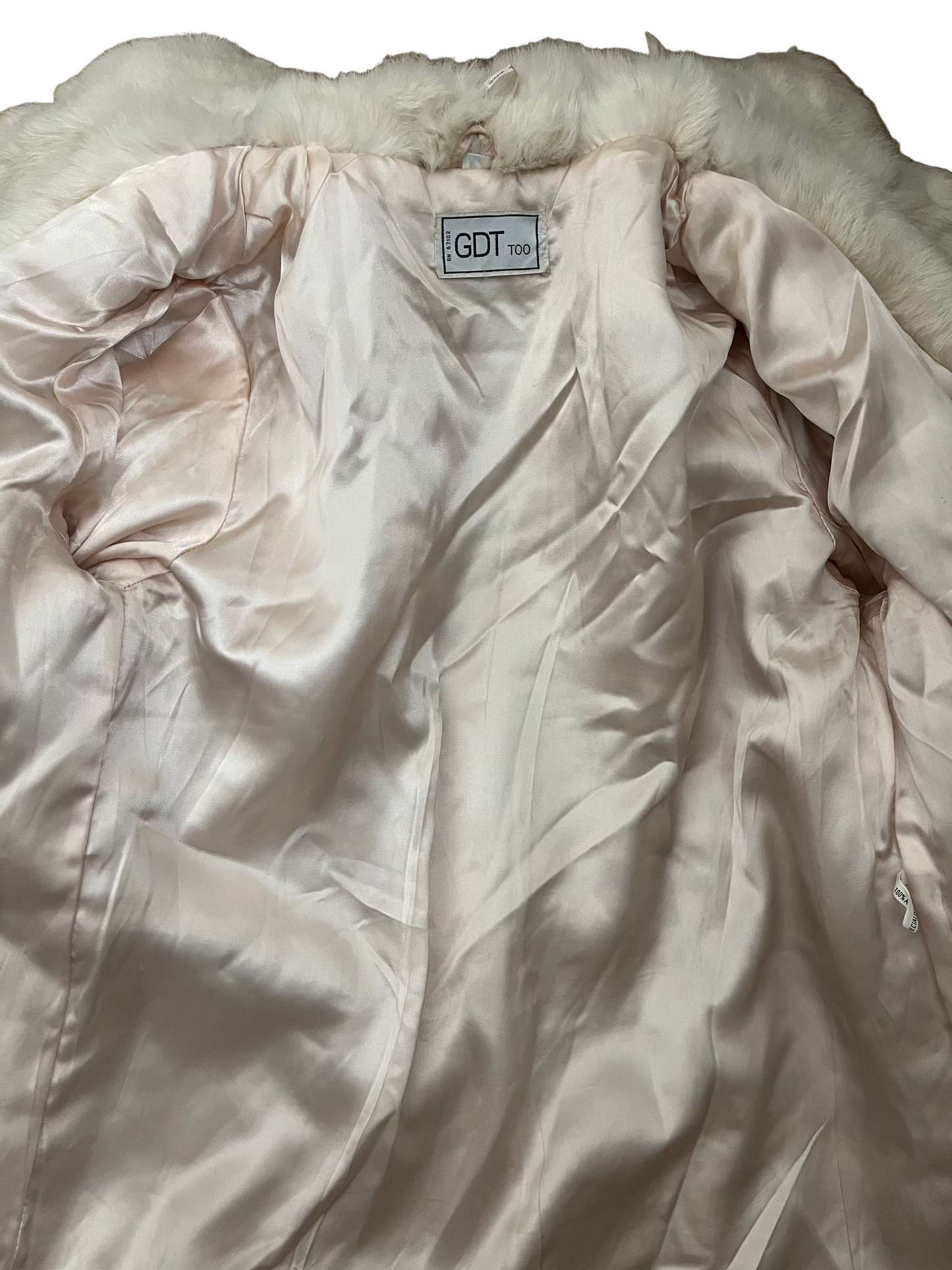 snowfall ski apres| 70s fur | size M