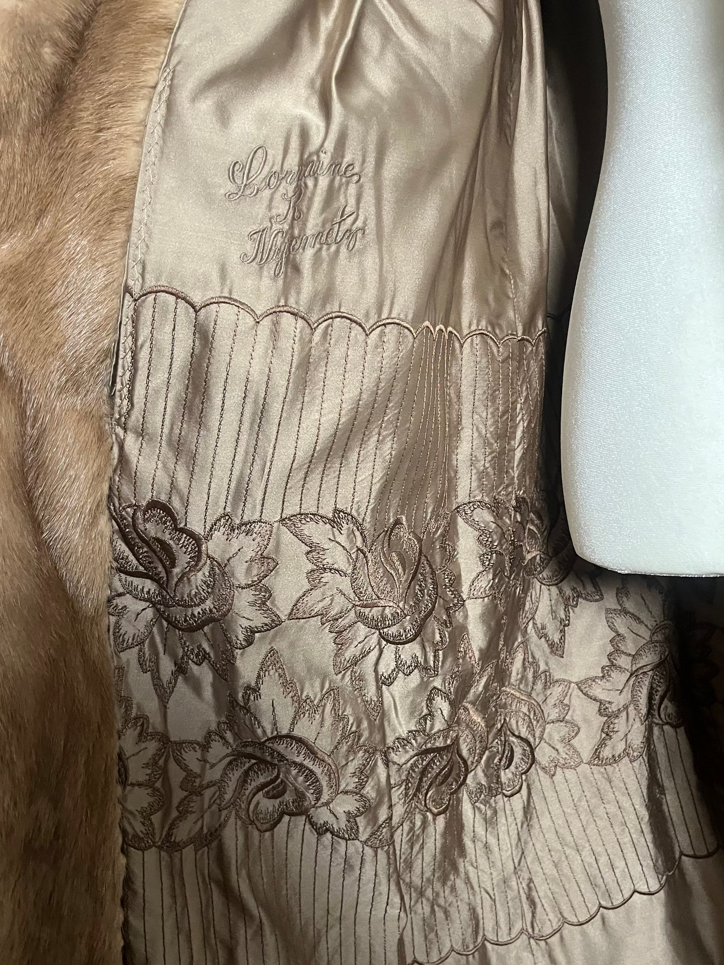 valley of the dolls| 60s mink swing coat | size M