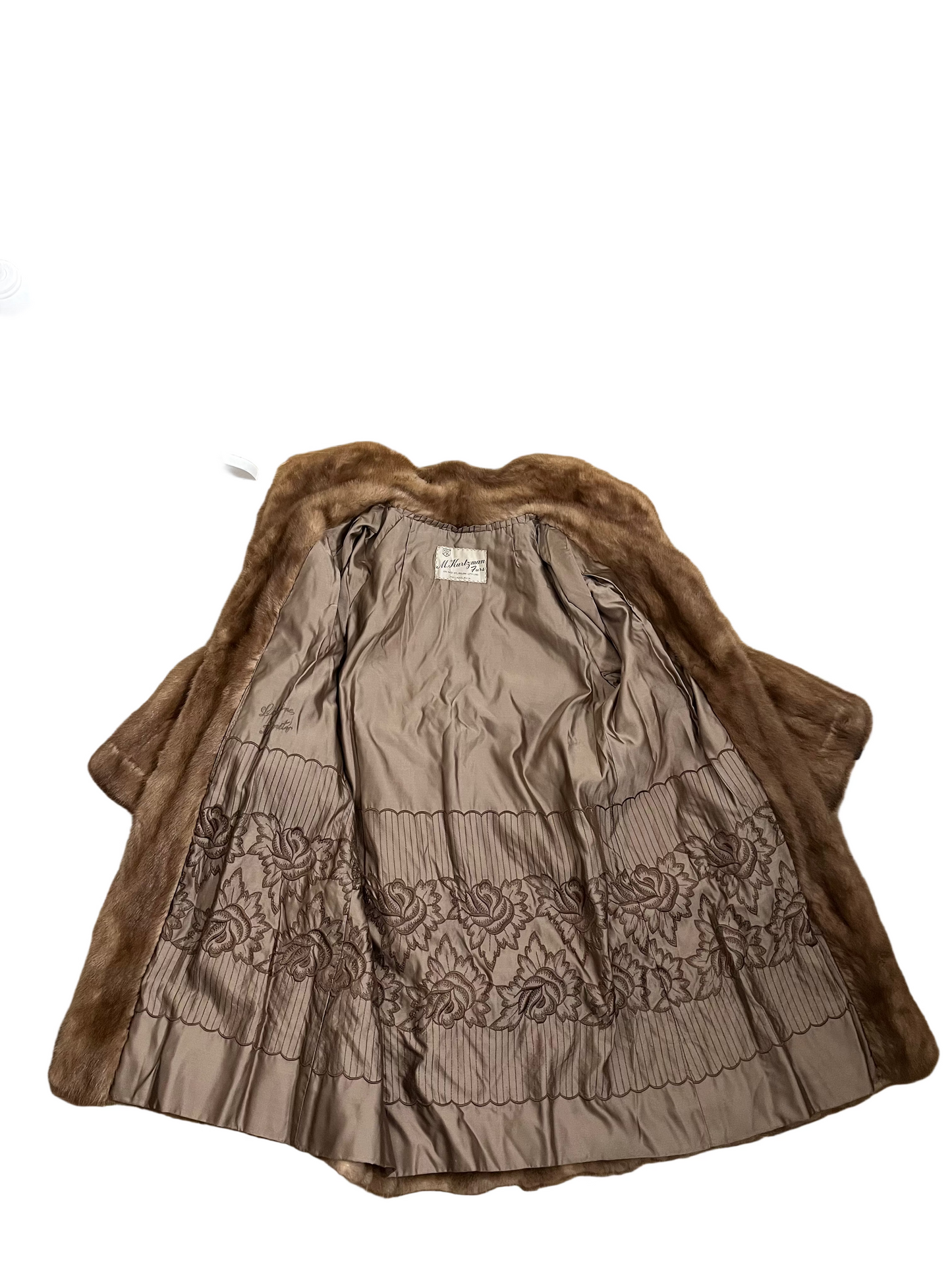 valley of the dolls| 60s mink swing coat | size M