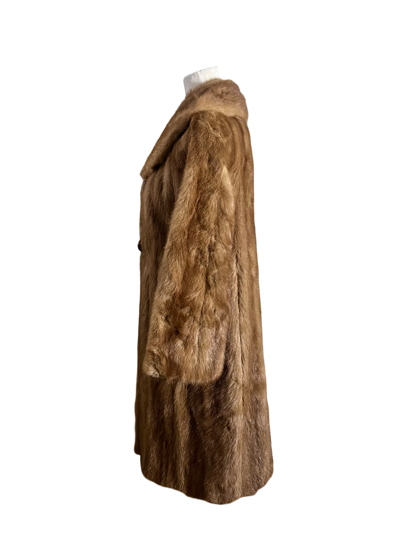 valley of the dolls| 60s mink swing coat | size M