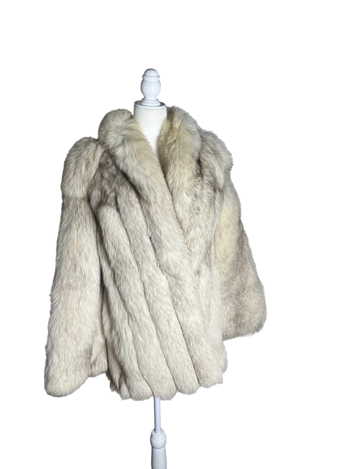 white lines| 80s SAGA fur | size M