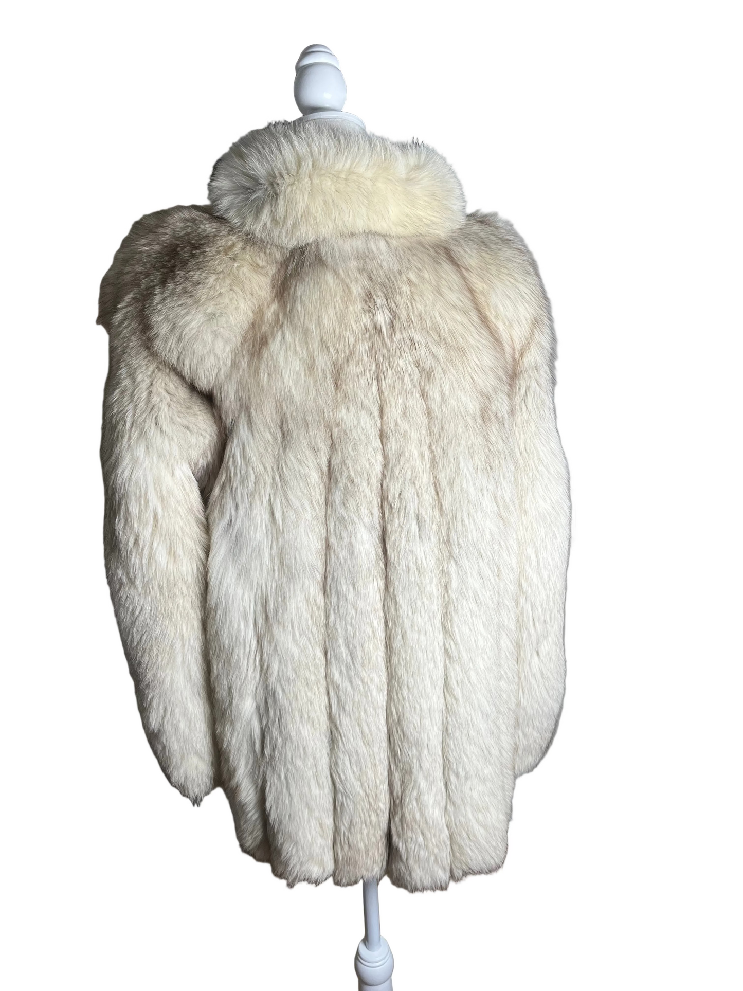 white lines| 80s SAGA fur | size M