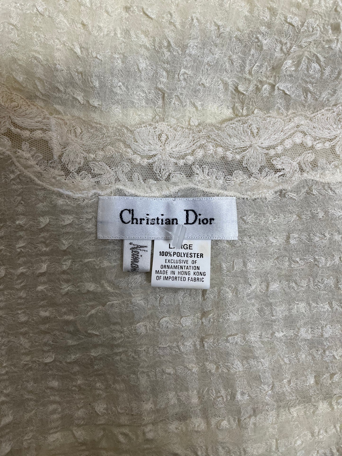 90s Christian Dior | room service robe | M-L | original neiman marcus tags