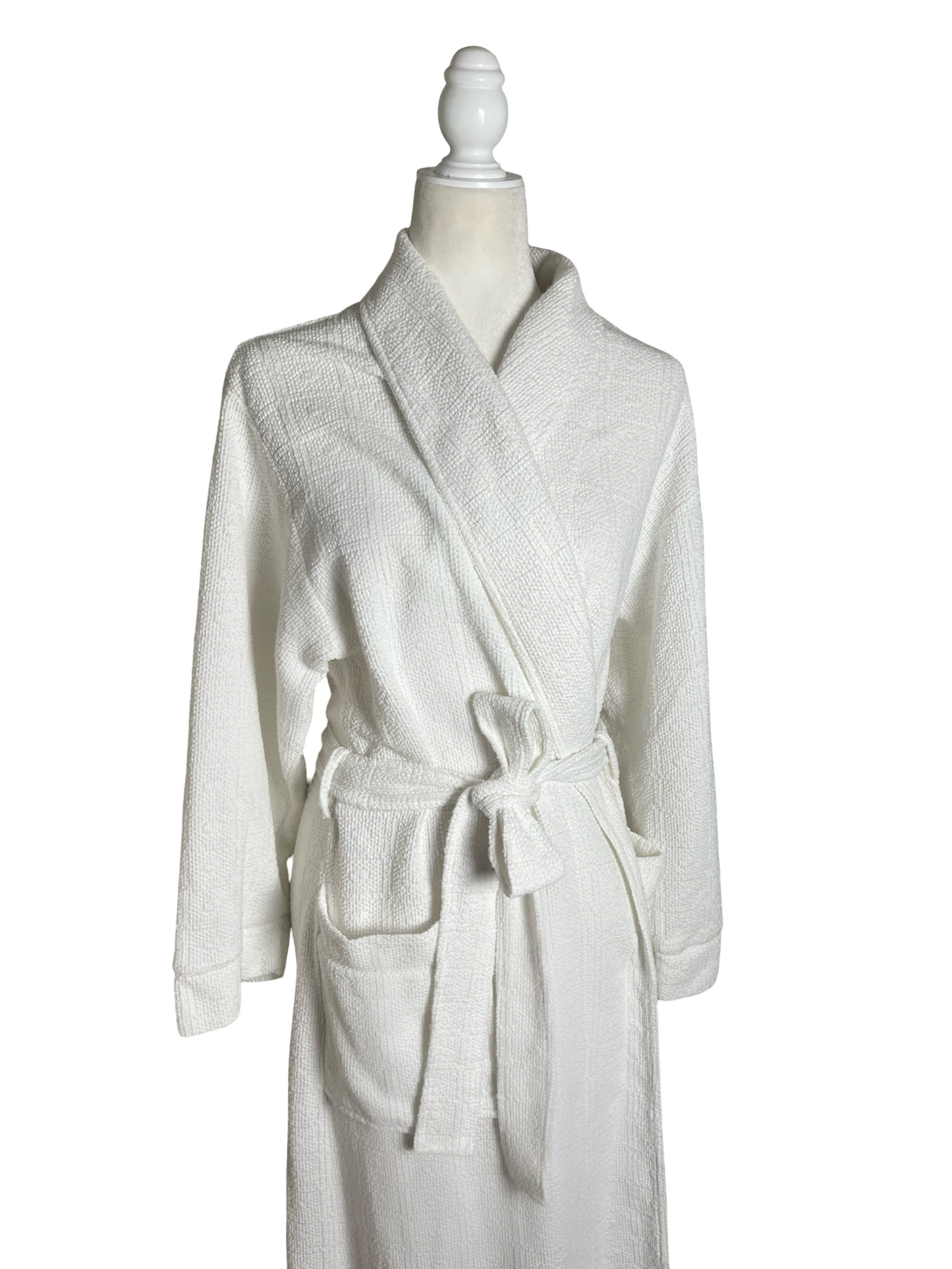 90s Oscar de la Renta | woven bridal robe | M-L