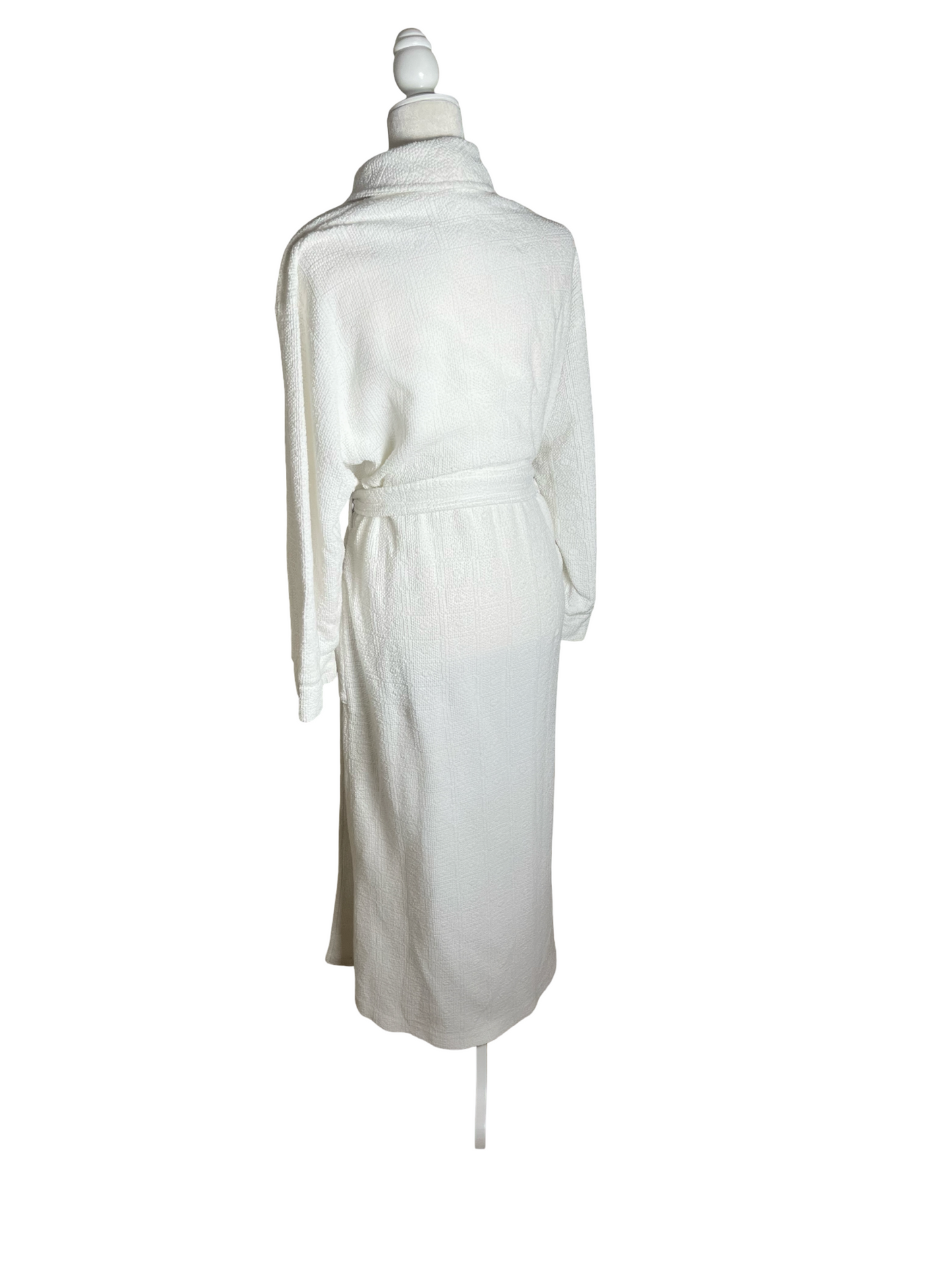 90s Oscar de la Renta | woven bridal robe | M-L