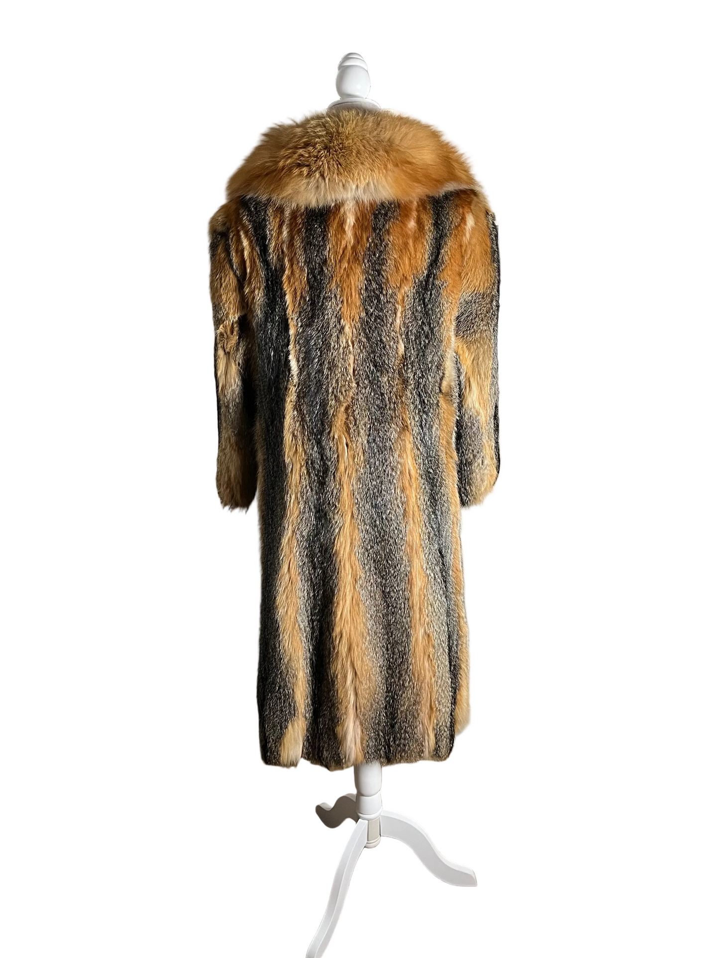 left at Studio 54 | 70s Canadian red fox | size petite-XS