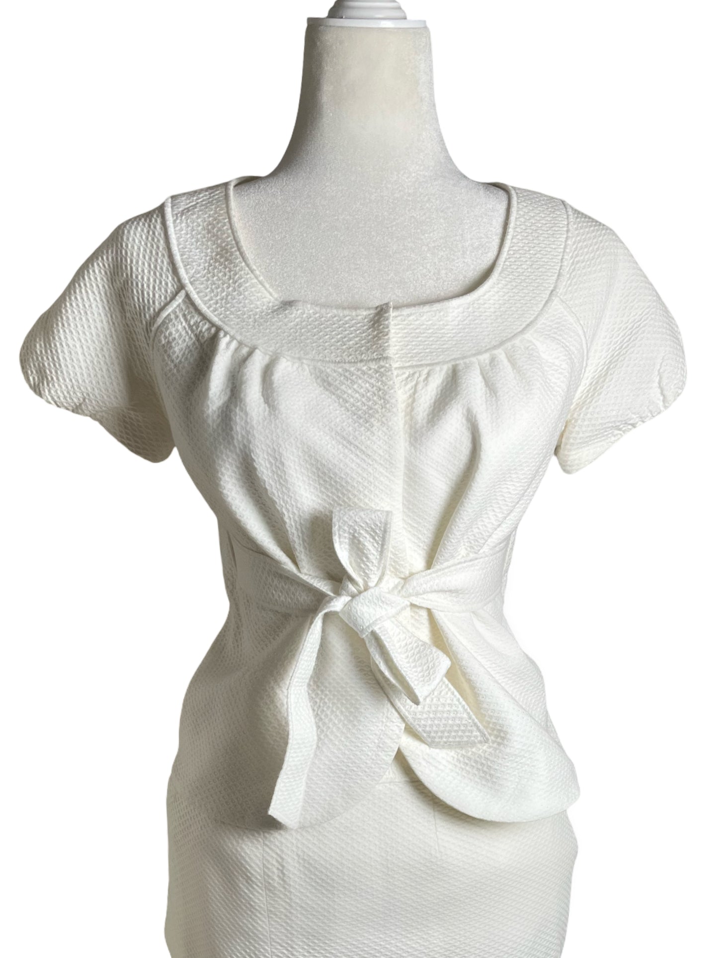 00s| belted hourglass skirt suit | S-M