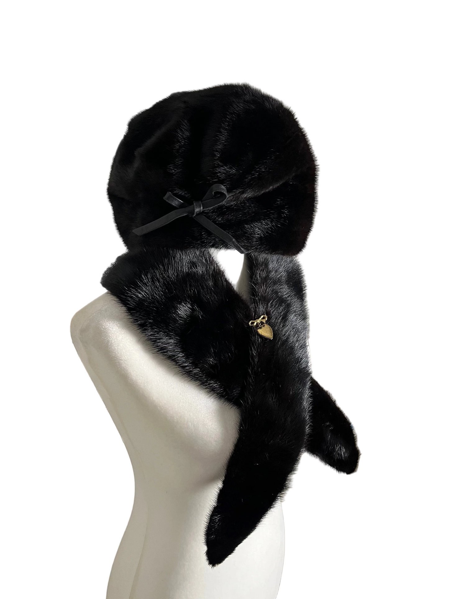 dedicated to the one I love | fur hat & scarf set | size S-M